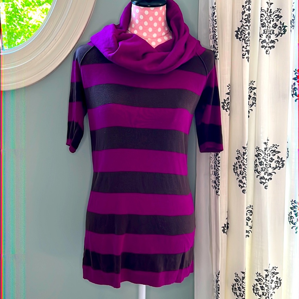 Express Cowl Neck Tunic Sweater Size L
